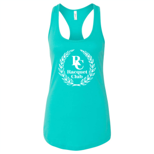 Ladies' Ideal Racerback Tank -- Tahiti Blue