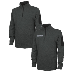 Men/Unisex Charles River Mens Heathered Fleece Pullover -- Charcoal Heather