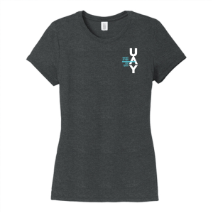 Ladies District Perfect Tri Tee -- Black Frost