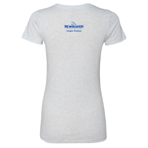 Ladies Next Level Apparel Tri Blend Crew -- Heather White