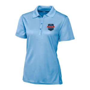 Ladies Clique Ladies Ice Pique Polo -- Light Blue