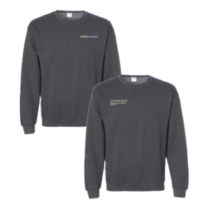 Men/Unisex Gildan Heavy Blend Crew Neck Sweatshirt -- Dark Heather