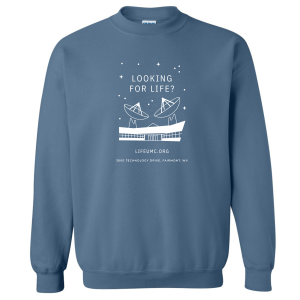 Men/Unisex Gildan Heavy Blend Crew Neck Sweatshirt -- Indigo Blue