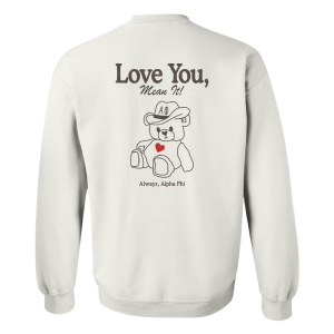 Gildan White Crew Neck Sweatshirt