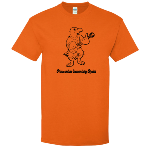 Hogan and Asam Adult Gildan Heavy Cotton Basic T-Shirt -- Safety Orange- Hogan/Asam