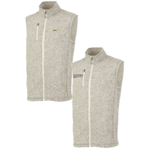 Men/Unisex Charles River Mens Pacific Heathered Vest -- Oatmeal Heather