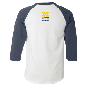 Men/Unisex Champion Baseball Shirt -- White/ Navy