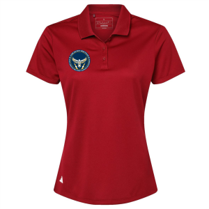 Women's Adidas Basic Sport Polo -- Power Red