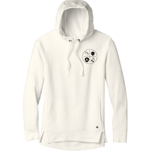 Ladies Ogio Luuma Pullover Fleece Hoodie -- Ivory Snow