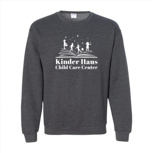 Men/Unisex Gildan Heavy Blend Crew Neck Sweatshirt -- Dark Heather