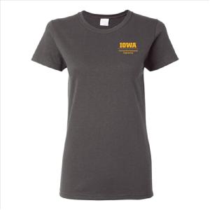 Ladies Gildan Heavy Cotton Missy Fit Tee -- Charcoal