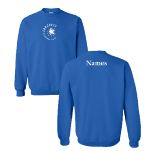 Men/Unisex Gildan Heavy Blend Crew Neck Sweatshirt -- Royal