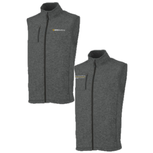 Men/Unisex Charles River Mens Pacific Heathered Vest -- Charcoal Heather