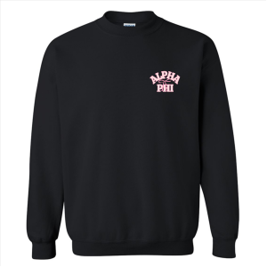 Gildan Black Crew Neck Sweatshirt