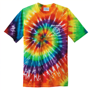 Men/Unisex Port and Company Tie Dye Tee -- Rainbow