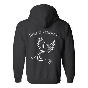 Gildan Black Full Zip Hooded Sweatshirt