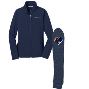 Ladies Port Authority Ladies Core Soft Shell Jacket -- Dress Blue Navy
