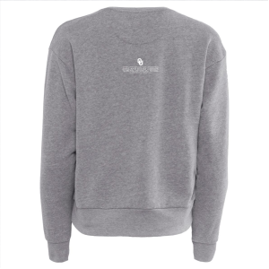 Ladies Next Level Ladies' Laguna Sueded Sweatshirt -- Heather Grey
