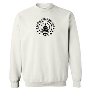 Men/Unisex Gildan Heavy Blend Crew Neck Sweatshirt -- White