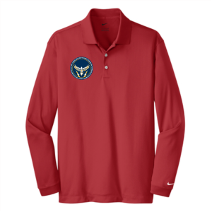 Unisex Nike Golf Long Sleeve Dri Fit Stretch Tech Polo -- Varsity Red