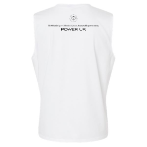 Ladies Alternative Women's Cotton Jersey Go-To Crop Muscle Tank -- White