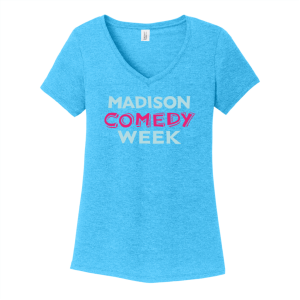 Ladies District Made Ladies Perfect Tri V-Neck Tee -- Turquoise Frost