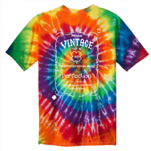 Youth Port and Company Tie Dye Tee Youth -- Rainbow