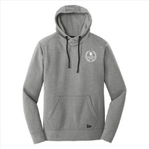 Mens New Era Tri Blend Fleece Pullover Hoodie -- Shadow Grey Heather