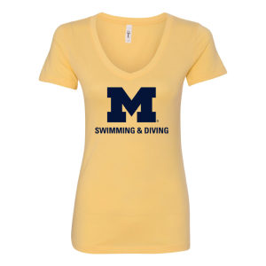 Team 103 - Ladies Next Level Soft Ideal V-Neck Tee -- Banana Cream