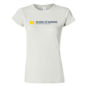 Ladies Gildan Fashion Fit T-Shirt -- White