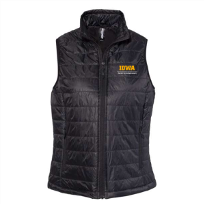 Ladies Independent Hyper-Loft Puffy Vest -- Black