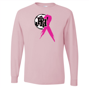 Jerzees Dri-Power Active Adult Longsleeve Tee -- Classic Pink