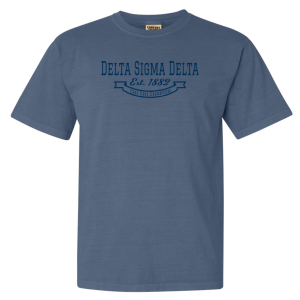 Men/Unisex Comfort Colors Ringspun Garment Dyed T Shirt  -- Blue Jean