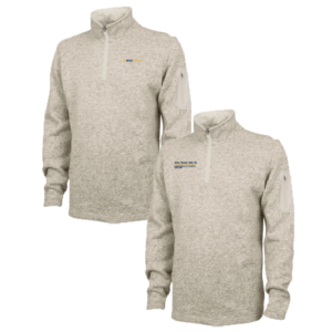 Men/Unisex Charles River Mens Heathered Fleece Pullover -- Oatmeal Heather