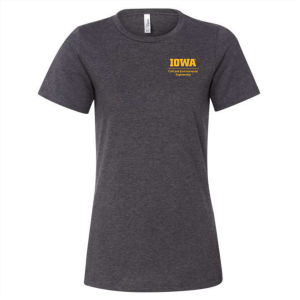 Ladies BELLA CANVAS - Womens Relaxed Fit Heather CVC Tee -- Black Heather