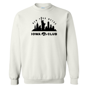 Men/Unisex Gildan Heavy Blend Crew Neck Sweatshirt -- White