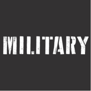 INSTITUTIONALIZED - Military Hoodie - Black