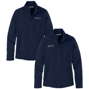 Ladies Port Authority Ladies Grid Fleece Jacket -- River Blue Navy