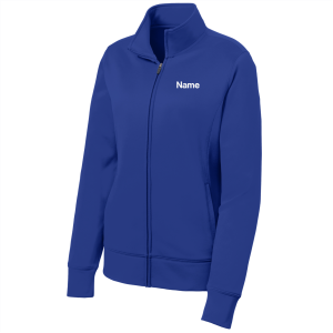 Ladies Sport Tek Sport Wick Fleece Full Zip Jacket -- True Royal