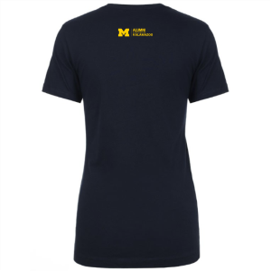 Ladies Next Level Soft Fitted Boyfriend Tee  -- Midnight Navy
