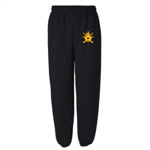 Men/Unisex Gildan Elastic Bottom Sweatpants -- Black
