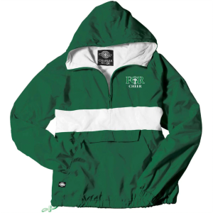 Men/Unisex Charles River Classic CPR Pullover -- Forest / White