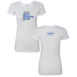 Ladies Next Level Apparel Tri Blend Crew -- Heather White