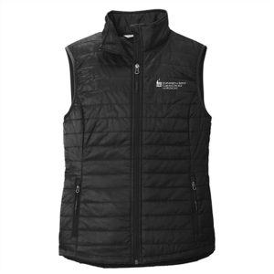 Ladies Port Authority Ladies Packable Puffy Vest -- Deep Black