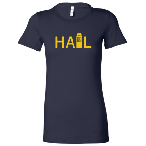 Ladies Bella Canvas Soft Fitted The Favorite Tee -- Navy