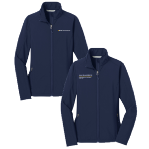 Ladies Port Authority Core Soft Shell Jacket -- Dress Blue Navy