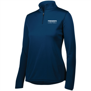 Ladies Augusta Ladies Attain 1/4 Zip Pullover  -- Navy