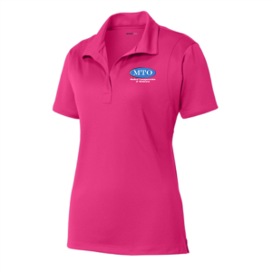 Ladies Sport Tek Ladies Micropique Sport Wick Sport Shirt -- Pink Raspberry