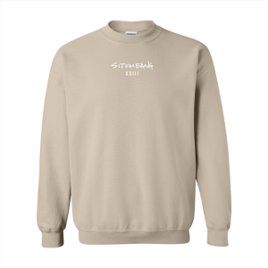 Men/Unisex Gildan Heavy Blend Crew Neck Sweatshirt -- Sand