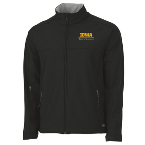 Men/Unisex Charles River Soft Shell Jacket -- Black / Vapor Grey